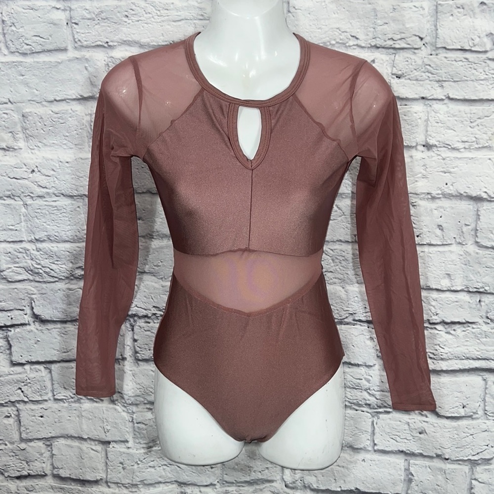 Five dance wear women's leotards size small | blush pink